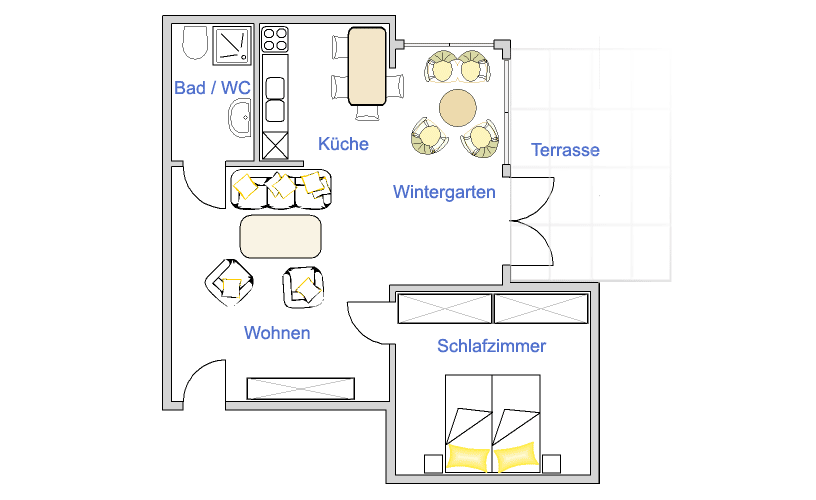 Ferienwohnung Sachsen-Anhalt - Grundriss